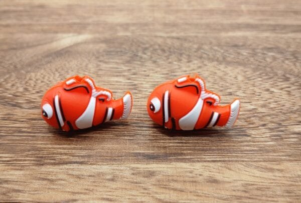 3D Nemo Fish Silicone Focal Bead