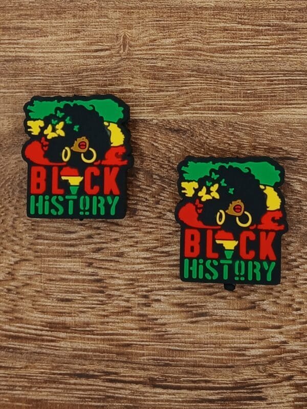 Black History Silicone Focal Bead